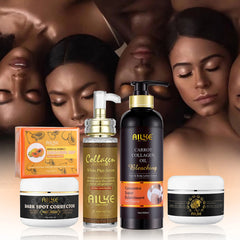 AILKE Collagen Skin Care Kit, Reduce Spots, Whitening, Even Skin Tone, For Dark Skin, Black Skin, African Skin, Caramel Skin